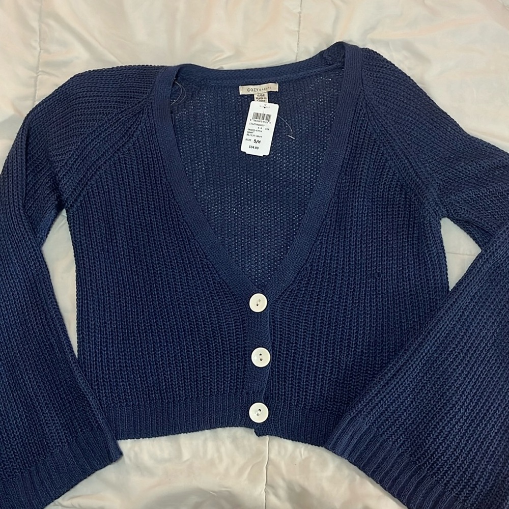 Bell sleeve cardigan